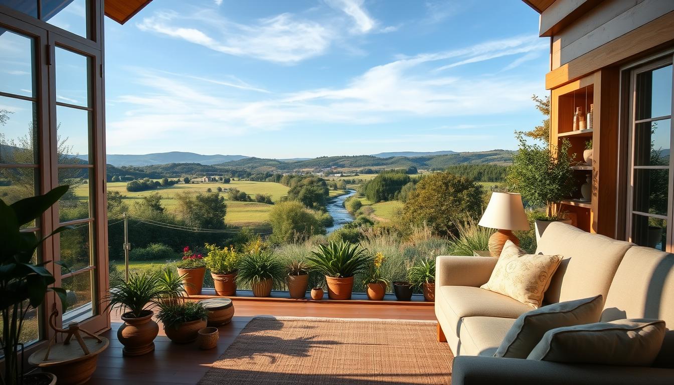 how to design a calming home with nature